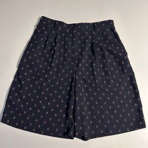 EP Pro Pleated Performance Golf Short Size 12 Navy w pattern Activewear‎ Bermuda